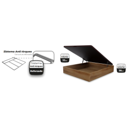 CANAPE DE MADERA GRAN CAPACIDAD